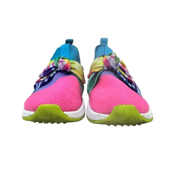 Skechers Girls Sneakers Air Cooled Memory Foam Tie Dye Slip On Size 13 - Picture 3 of 8